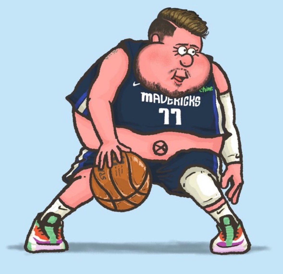  ESPN：东契奇的体重已接近270磅 独行侠对此非常担心